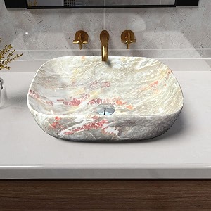 artiva designer ceramic wash basin for bathroom  over counter bathroom basin  counter top bathroom sink  glossy rectangular basin oliv green 13x18 inch
