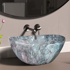artiva table top wash basin for bathroom  ceramic counter table top basin  premium ceramic countertop basin sink  oval basin teal green 17x13 inch