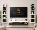 Artival Crafts Modern Wall Mounted TV Unit