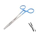 Mayo Hegar Needle Holder Surgical Needle Driver by ARTMAN INSTRUMENTS (5.5 Inches Blue)