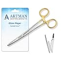 Artman Instruments Olsen Hegar Needle Holder CarbideForce™, Needle Driver with Scissors Cutting Edges, Scissor Clamp Forceps with Tungsten Carbide (6 Inch)
