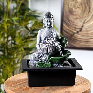 the artment your artistic apartment buddhas lotus tabletop indoor fountain for home decor  spiritual decor for home office amp meditation spaces height 28 cm
