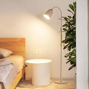 the artment your artistic apartment white metal nod modern minimalism led light corner floor lamp for home decor living room or offices height - 150cm