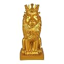 The Artment your artistic apartment Regal Lion ShowPiece - Black Resin Art Materials Showpiece for Home Decor, House Warming Bedroom Living Room Office Restaurant Decoration Gifts Accessories