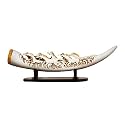 The Artment your artistic apartment Wooden Feng Shui Galloping Horse Animal Resin Decorative Showpiece: Home Décor for Living Room, Bedroom, Study Table - Ideal Gift, Office Desk Accent