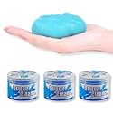 Arto Multipurpose Re-Usable Slime Gel Putty for Dirt, dust Cleaning for Home Windows, Gaps, car Interior, pc,Laptop,Keyboards,Mobile Phones, Earphones and Gadgets (Multicolor) (Pack of 3)