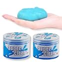 Arto Multipurpose Re-Usable Slime Gel Putty for Dirt, dust Cleaning for Home Windows, Gaps, car Interior, pc,Laptop,Keyboards,Mobile Phones, Earphones and Gadgets (Multicolor) (Pack of 2)