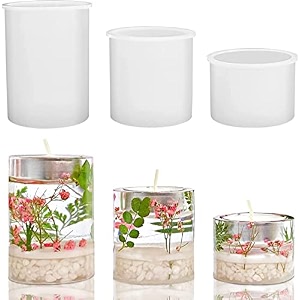 artool b5 3 set candle holder mould tea light candle holde resin mould diy candle holder mold 3 pcs