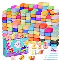ARTPAR Air Dry Clay for Kids,210 Colors Modeling Magic Clay Art Crafts Kit