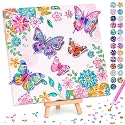 Arts and Crafts for Kid Age 8-12, Diamond Art Butterfly Girl Birthday Gift