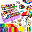 Arts and Crafts Supplies for Kids - Toddler Crafts Kits with Glue Stick
