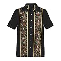 Artsadd 80s Outfit for Men 90s Shirt Hawaiian Button Down Retro Party Disco
