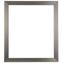 ArtToFrames 13x15 Inch Silver Picture Frame, This 1.2500 Inch Custom Poster Frame is Stainless Steel - Comes with Glass and Corrugated Backing (2WOMFRBW26966-13x15)