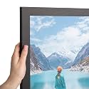 ArtToFrames 7x13 Inch Brown Picture Frame, This 1.2500 Inch Custom Poster Frame is Coffee - Comes with Glass and Corrugated Backing (2WOMFRBW26061-7x13)