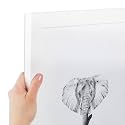 ArtToFrames 9x28 Inch White Picture Frame, This 1.2500 Inch Custom Poster Frame is White - Comes with Acrylic and Corrugated Backing (2WOMFRBW26074-9x28)