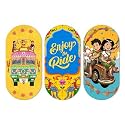 Artvibes Enjoy The Ride Travel Quote Printed Wooden Wall Hanging MDf Wall Art | Quotes Decor Item for Office | Traveller Quotes Wall Art | Wall Poster | Home Decor | Unique Gift (WH_9015N), Set of 3