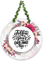 Artvibes Follow Dreams Wall Hanging Decoration Items Wooden Hanger Home Decor(WH_8209NN)