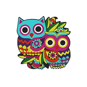 artvibes fridge magnet owls decorative item for refrigeratoralmirahwashing machinerm_7059