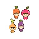 Artvibes Fridge Magnet Vegetables Decorative Item for Refrigerator|Almirah|Washing Machine(RM_7064)