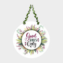 Artvibes Good Vibes Only Wall Hanging Decoration Items Wooden Hanger Home Decor(WH_8211NN (16 inch X 9 inch, Multi 11)