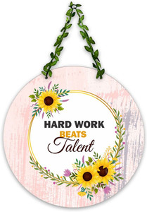 artvibes hardwork beats wall hanging decoration items wooden hanger home decorwh_8207nn 16 inch x 9 inch multi 7
