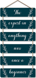 artvibes positive quote decorative wooden wall hanging for home decor item wh_3244n 31 inch x 12 inch dark green
