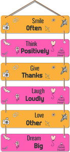 artvibes positive quote decorative wooden wall hanging for home decor item wh_3240n