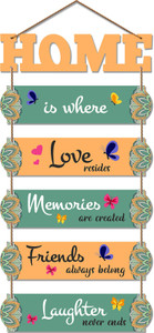 artvibes positive quote wooden designer wall hanger for home decor office giftwh_6611n