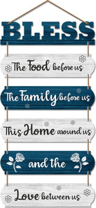 artvibes positive quote wooden designer wall hanger for home decor office giftwh_6615n 31 inch x 12 inch teal