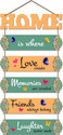 Artvibes Positive Quote Wooden Designer Wall Hanger for Home Decor Office Gift(WH_6611N)