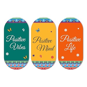 artvibes positive quote designer wall hanging wooden art  quotes decor item  wall poster  office wall decoration items  wall art print  inspirational quotes  gift items wh_9012n set of 3