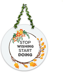 artvibes start doing wall hanging decoration items wooden hanger home decorwh_8208n 16 inch x 9 inch multi 8