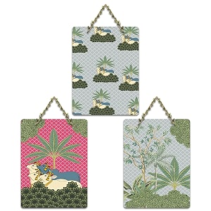 artvibes sacred cows amp mother nature aesthetic modern art decorative wall hanging ornaments  handcrafted art  graphic artwork  wall poster  sceneries  unique gift items wh_9698n set of 3