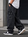 ARTVISION Loose Fit Boys Black Jeans