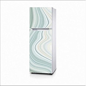 artway pvc vinyl supernatural white skin fridge refrigerator decorative door sticker design wrap sticker 160 cm x 60 cm or 63 x 24 inches multicolor