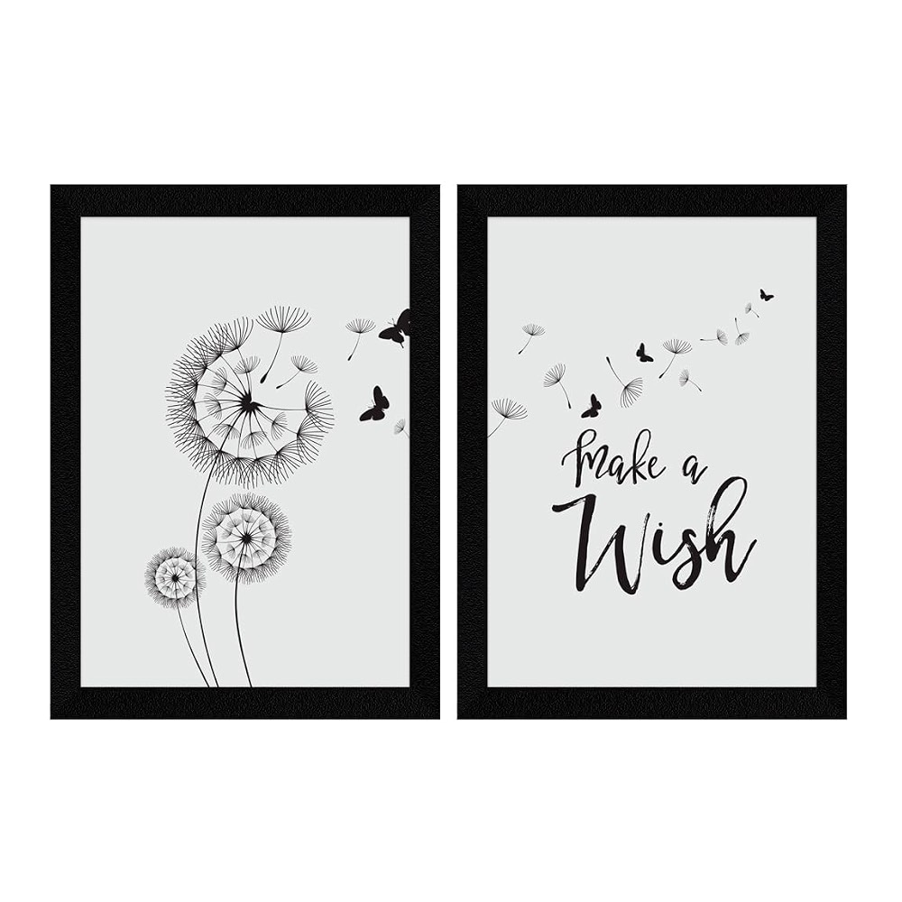 ArtX Paper Make A Wish Motivational Quotes Wall Frames, Inspiring ...