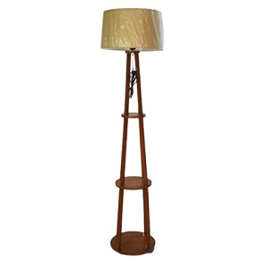 tripod floor lamp with jute shade for living room bed room with wooden crafter stand 10