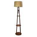 Tripod Floor Lamp with Jute Shade for Living Room, Bed Room with Wooden Crafter Stand 10