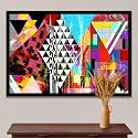 ArtzFolio Abstract Artwork D202 | Canvas Painting for Bedroom &amp; Living Room | Black Frame | 18 x 12 inch (46 x 30 cms)