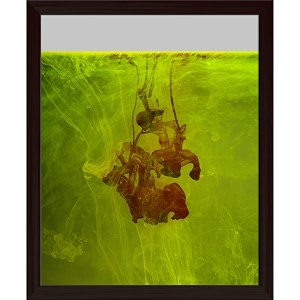 artzfolio abstract floating color tabletop painting dark brown frame 10 x 12 inch 25 x 30 cms