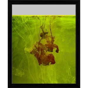 artzfolio abstract floating color tabletop painting black frame 6 x 71 inch 15 x 18 cms