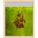 ArtzFolio Abstract Floating Color Tabletop Painting Natural Brown Frame 6 x 7.1 inch (15 x 18 cms)