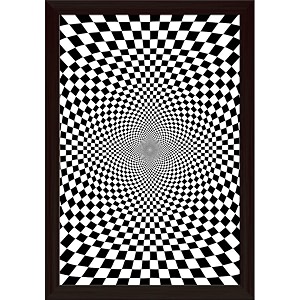 artzfolio black amp white chess  paper wall poster dark brown frame with acrylic glass  13 x 19 inch 33 x 48 cms