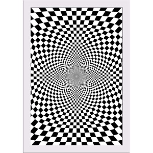 artzfolio black amp white chess  paper wall poster white frame with acrylic glass  9 x 13 inch 23 x 33 cms