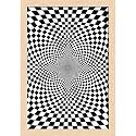 ArtzFolio Black &amp; White Chess | Paper Wall Poster Natural Brown Frame with Acrylic Glass | 13 x 19 inch (33 x 48 cms)