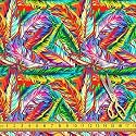 ArtzFolio Bright Feathers | Canvas Upholstery Fabric by Metre | for Sofa, Curtains, Cushions, Furnishing, Craft, Dress Material | Width 1.5metre (58inch) | Length 2 metre (80 inch / 203 cms)