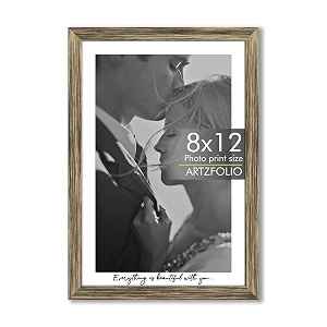 artzfolio customised wall amp table photo frame d648  upload your photos  personalized gift birthday wife husband anniversary parents friends  antique golden  8x12 inch 20x30 cms