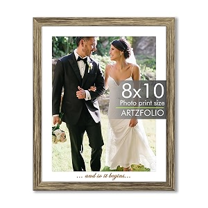 artzfolio customised wall amp table photo frame d646  upload your photos  personalized gift birthday wife husband anniversary parents friends  antique golden  8x10 inch 20x25 cms