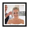 ArtzFolio Customised Wall &amp; Table Photo Frame D647 | Upload Your Photos | Personalized Gift Birthday, Wife, Husband, Anniversary, Parents, Friends | Black | 8x8 inch (20x20 cms)