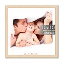 ArtzFolio Customised Wall &amp; Table Photo Frame D652 | Upload Your Photos | Personalized Gift Birthday, Wife, Husband, Anniversary, Parents, Friends | Natural Brown | 10x10 inch (25x25 cms)
